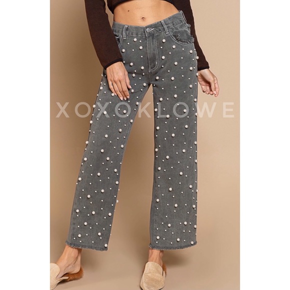 POL Pearl Velvet Chenille Sweater Relaxed Fit Black - Picture 15 of 15